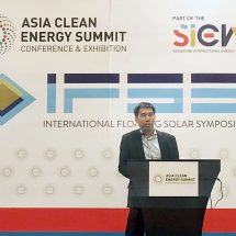 เอสซีจีโชว์นวัตกรรมโซล่าร์ฟาร์มลอยน้ำ  ในงานประชุมพลังงานสะอาดแห่งเอเชีย ประเทศสิงคโปร์
