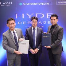 แกรนด์ แอสเสทฯ’ ผนึก ‘ซูมิโตโม’ ท๊อป 5 อสังหาฯ จากญี่ปุ่น ดึง ‘เวเลอร์ ฮอสพิทอลลิตี้ฯ’ สร้างปรากฎการณ์ใหม่ด้านบริการเหนือระดับ เพื่อตอบโจทย์ลักชัวรี่ไลฟ์สไตล์ สำหรับโครงการ HYDE Heritage Thonglor