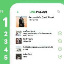 ￼LINE MELODY เผยชาร์ตเพลงฮอต ยอดดาวน์โหลดฮิต ประจำเดือนมีนาคม 2565 ￼