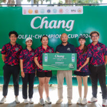 ม.รังสิต คว้ารางวัลชนะเลิศ Division 2 การแข่งขัน Chang Golf U-Championship 2024
