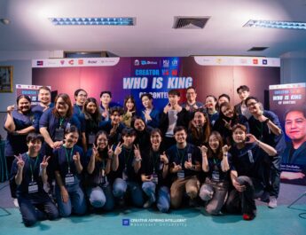 นิสิตป.โท ม.เกษตรฯ จัดงานสัมมนาวิชาการ Digital War “Creator VS AI” Who is King of Content?ส่งเสริมการเรียนรู้นอกห้องเรียนในยุคเปลี่ยนผ่าน