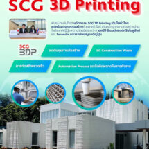 พันธมิตรมั่นใจ!!!! นวัตกรรม SCG 3D Printing เติบโตทั่วโลก