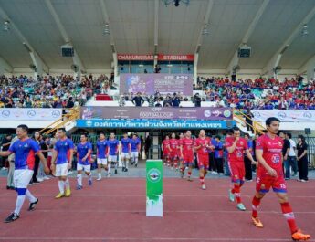 กำแพงเพชรทำถึง สนามชากังราวแทบแตก ปลุกกระแสฟุตบอลเยาวชนการท่องเที่ยวแห่งประเทศไทย(ททท.) ร่วมกับ สมาคมกีฬาแห่งจังหวัดกำแพงเพชรจัดฟุตบอล KPP AMAZING FOOTBALL CUP