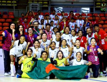 บังคลาเทศ ฟอร์มโหด! ถล่ม 14-1 ผงาดแชมป์ฟุตซอลหญิง SAFF 2026 ที่กรุงเทพฯ — “โค้ชเอก” พาภูฏานคว้าที่ 3 “บิ๊กป๋อม” ร่วมมอบรางวัล