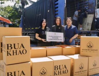 “สยามบัวขาว” ส่งมอบเครื่องอุปโภค แทนความห่วงใยช่วยเหลือผู้ประสบภัยชายแดนไทย-กัมพูชา