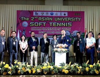 พิธีเปิดการแข่งขันกีฬาซอฟท์เทนนิสชิงชนะเลิศมหาวิทยาลัยแห่งเอเชีย ในรายการ “The 2nd Asian University Soft Tennis Championships 2026”