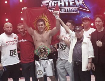 นูเบค วาลิโซนอฟ กำปั้นโหดจากคีร์กีสถานคว้าเข็มขัดว่าง WBC Continental Asia Cruiserweight title