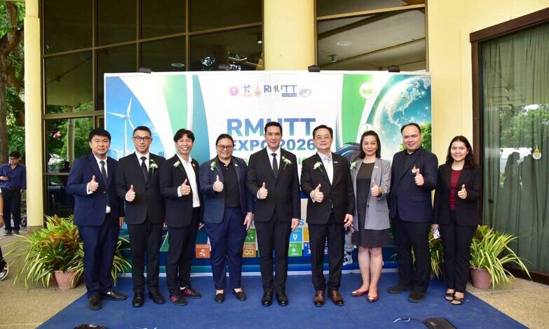 “ดนุพร” ผู้ช่วย รมต.อว. เปิดงาน RMUTT EXPO 2026มทร.ธัญบุรี อวดโฉมวิจัยนวัตกรรม ECO-Innovation ชูงานวิจัยแก้วิกฤตโลก ดันไทยสู่เวทีสากล