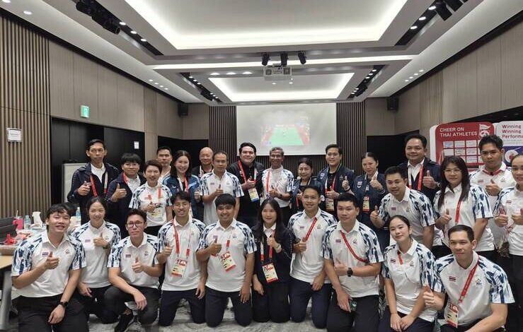 “สุรศักดิ์” นำทีมผู้บริหาร เยี่ยม Thai House ส่งกำลังใจทัพนักกีฬาไทย พร้อมต่อยอด “Amazing Thai House” เชื่อมกีฬา–ท่องเที่ยว ดัน “Healing is the New Journey” สู่เวทีโลก